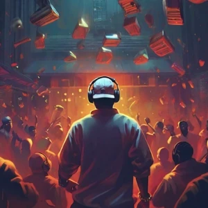 постер хип хоп музыки 2024